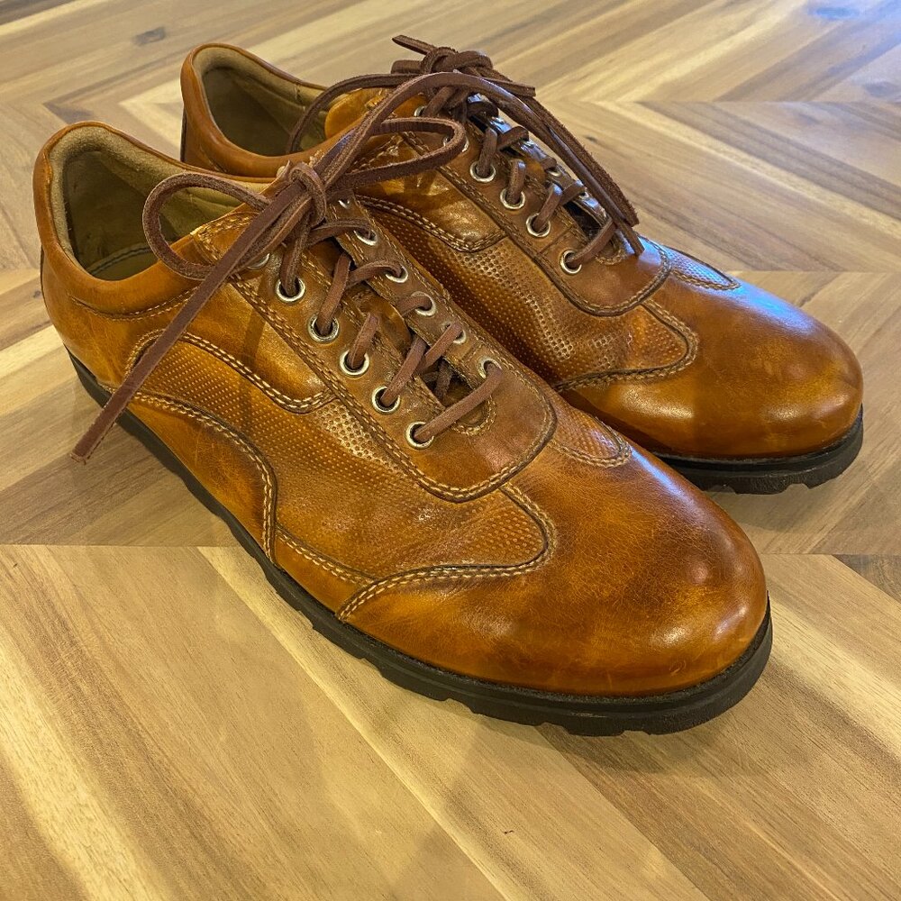 Robert Zur Lace Up Rally Shoes Leather 9.5